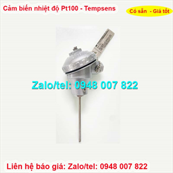 Cảm biến nhiệt độ Pt100 dài 100mm phi 6 Tempsens